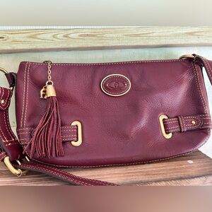 ETIENNE AIGNER leather shoulder bag purse